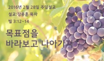 목표점을 바라보고 나아가자 – 빌 3:12-16