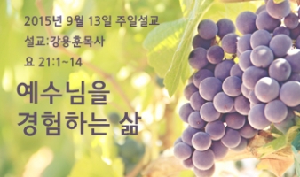 예수님을 경험하는 삶-요 21:1~14