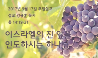 이스라엘의 진 앞을 인도하시는 하나님 – 출 14:19-31